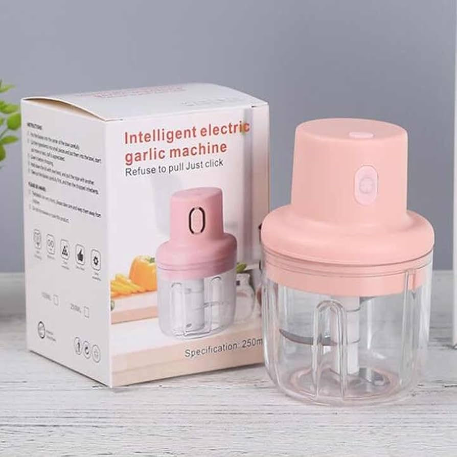 Mini Electric Garlic & Vegetable Chopper (250ml)