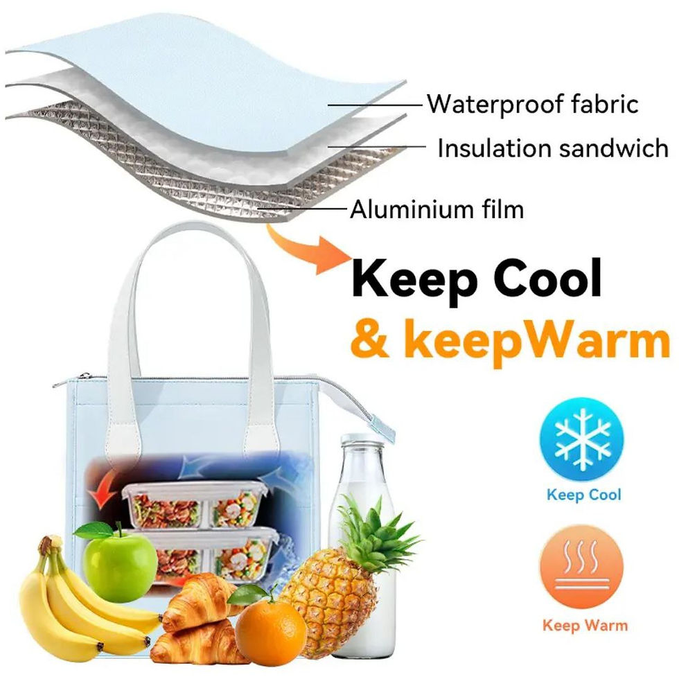 Thumbnail: Square Insulated Lunch Bag