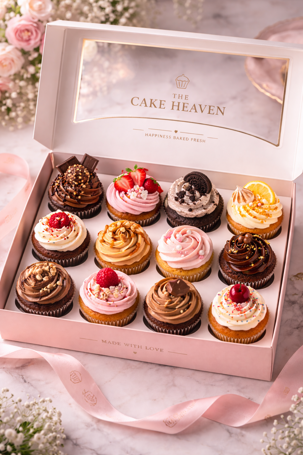 12-Piece Grand Luxe Assortment Cupcakes