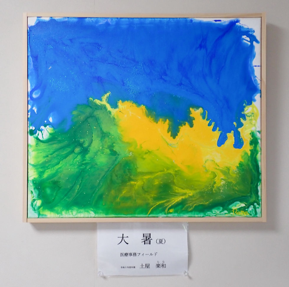 医療事務フィールド　令和５年度卒業｜土屋 楽和（つちや らな）さんの作品