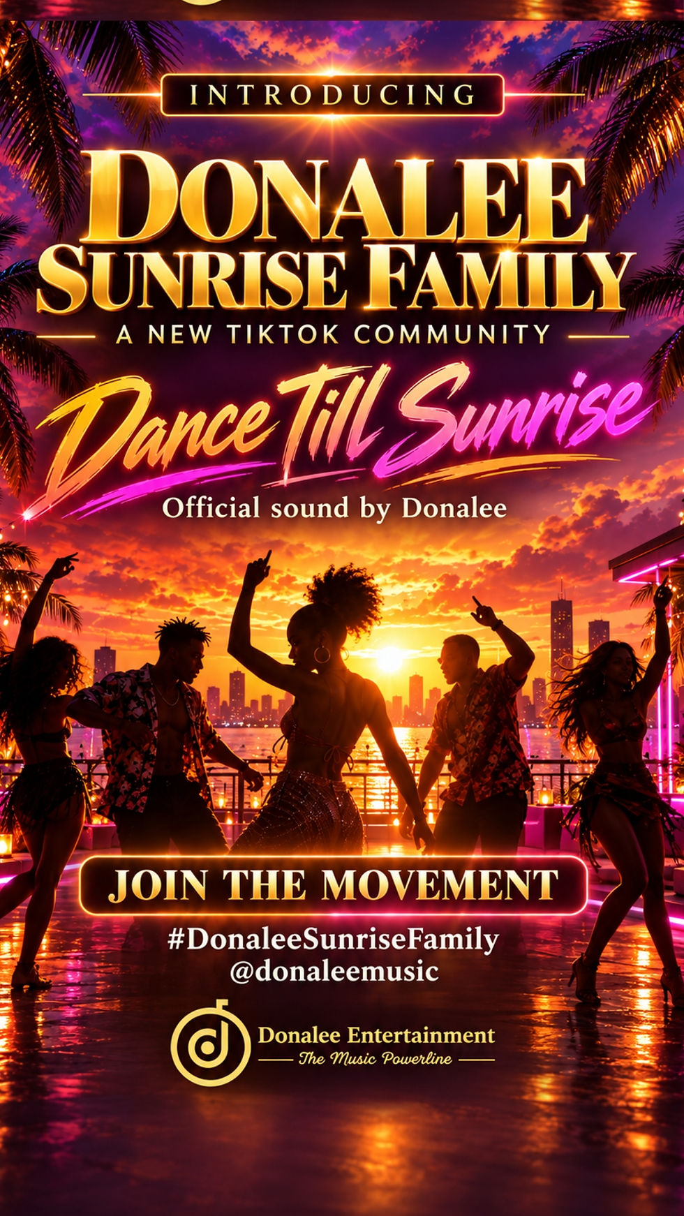 Donalee Sunrise Family Begins Growing on TikTok Around Dance Till Sunrise