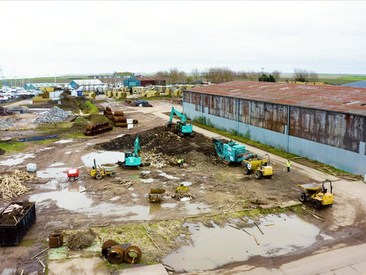 Concrete Crushing and Screening at D Wilson Builders, Essex