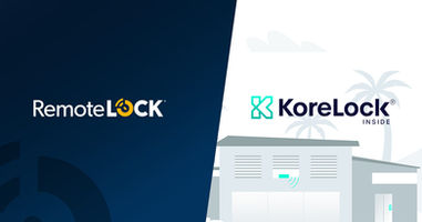 KoreLock and RemoteLock partner logo graphic