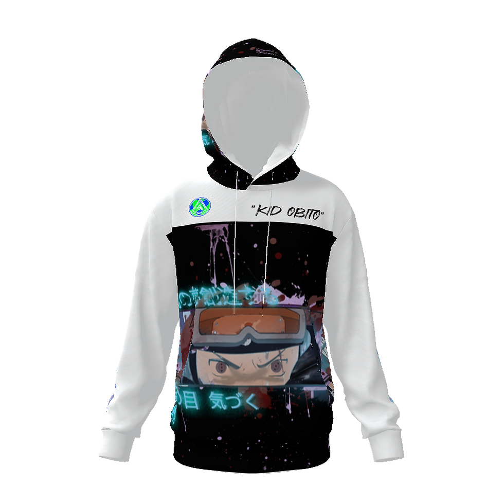 Thumbnail: "KID OBITO" All-Over Print Unisex Basic Hoodie