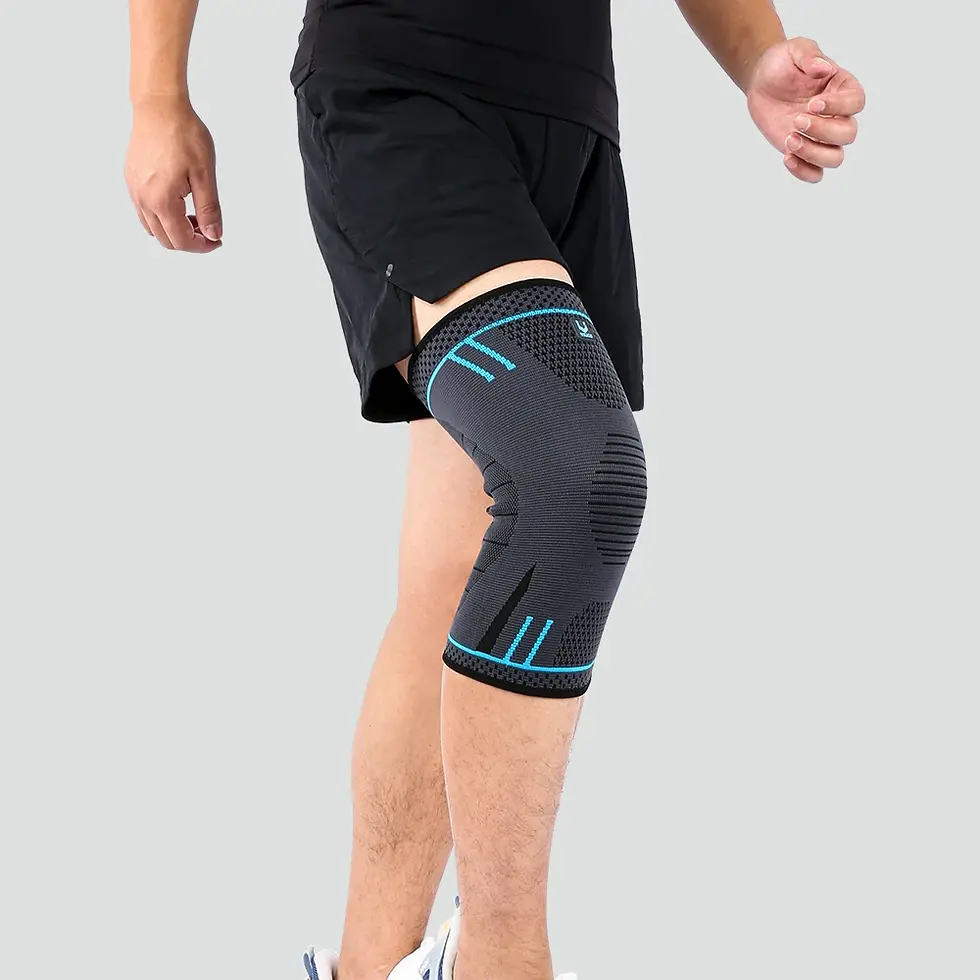 Miniatura: 1 PC Knee Pads Strap Patella Medial Support Meniscus Silicone Compression