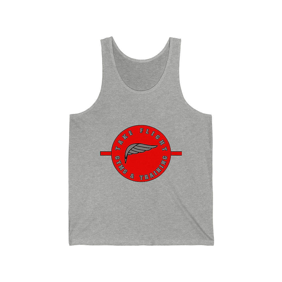 Thumbnail: Unisex Jersey Tank - Red Circle Logo