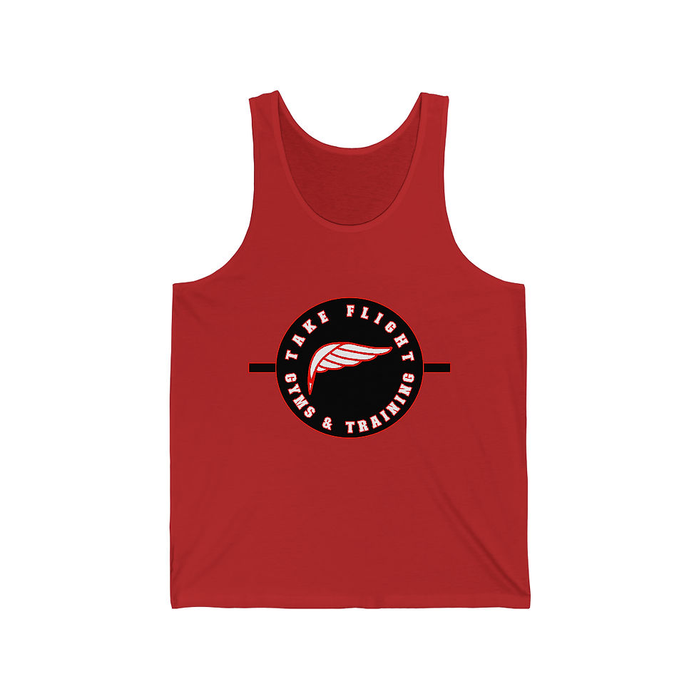Thumbnail: Unisex Jersey Tank - Black Circle Logo
