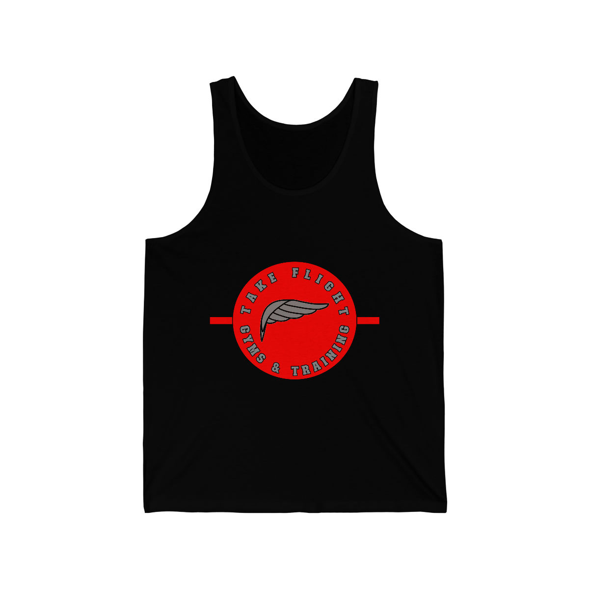 Unisex Jersey Tank - Red Circle Logo