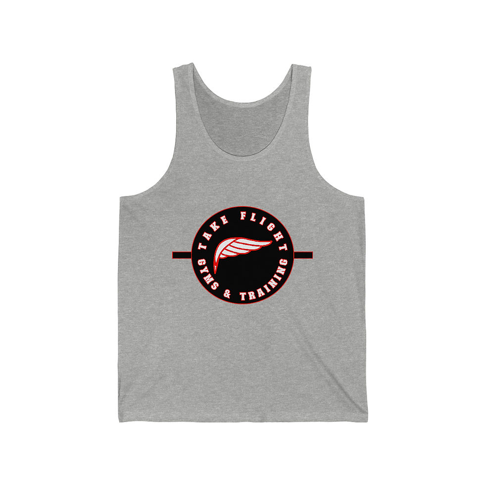 Thumbnail: Unisex Jersey Tank - Black Circle Logo