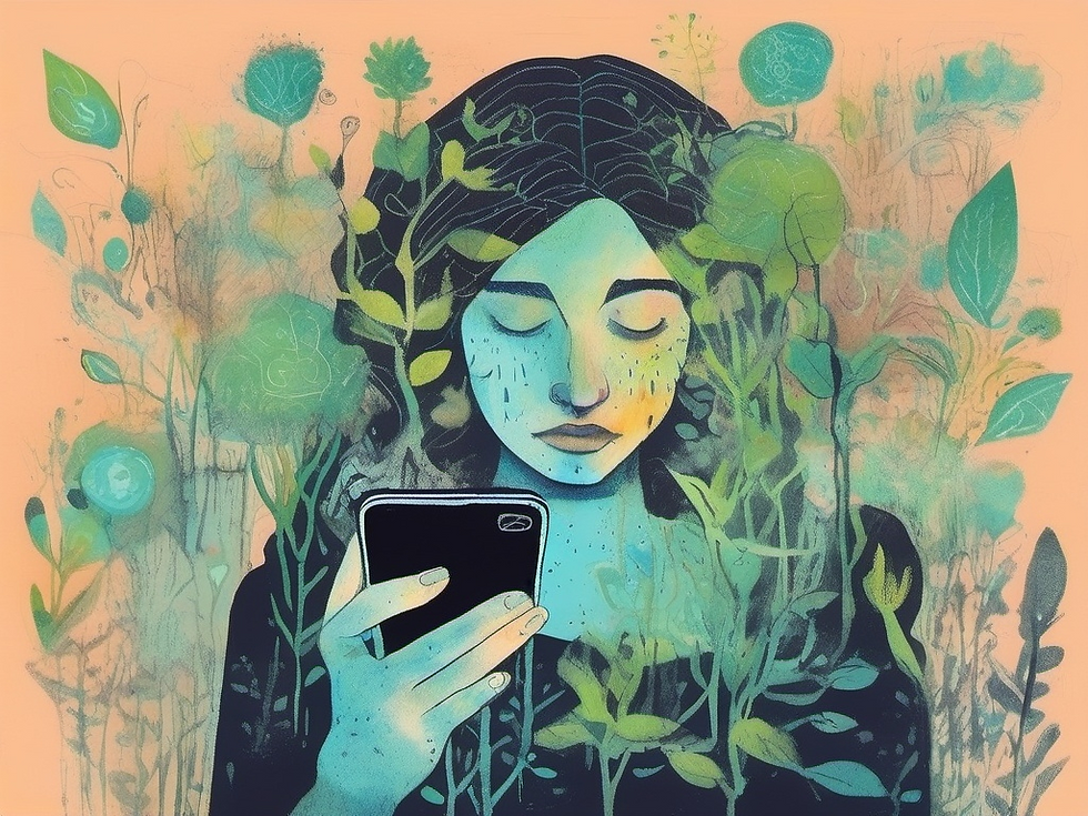 Autor: Mercy Canning / Social media use impact girls mental health plants thrive or wilt raw / CC-BY-SA-4.0