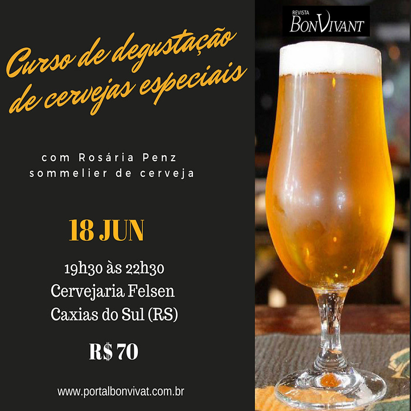Curso de degustação de cervejas especiais