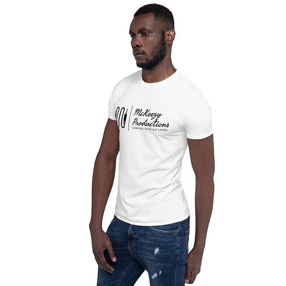 Thumbnail: McKeezy Productions Short-Sleeve Unisex LOGO T-Shirt (WHITE)