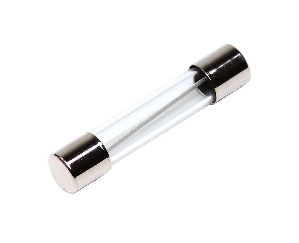 AGC Glass Fuse 5 AMP - Pack of 5 Fuses