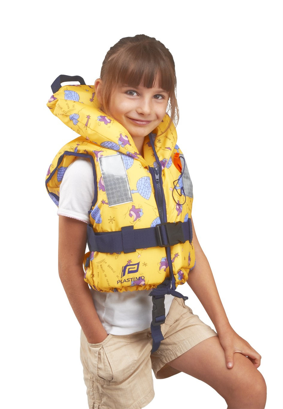 Plastimo Child Life Jacket for 8 - 15KG Orange Aeroplane Design