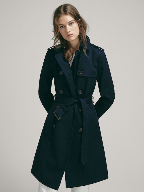 ÁO KHOÁC GABARDINA SARGA CINTURÓN