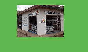 Nuestra store física (productos para el mantenimiento de áreas verdes) productos orgánicos.