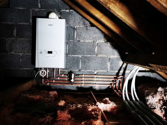 Ideal Logic Comb Boiler Install