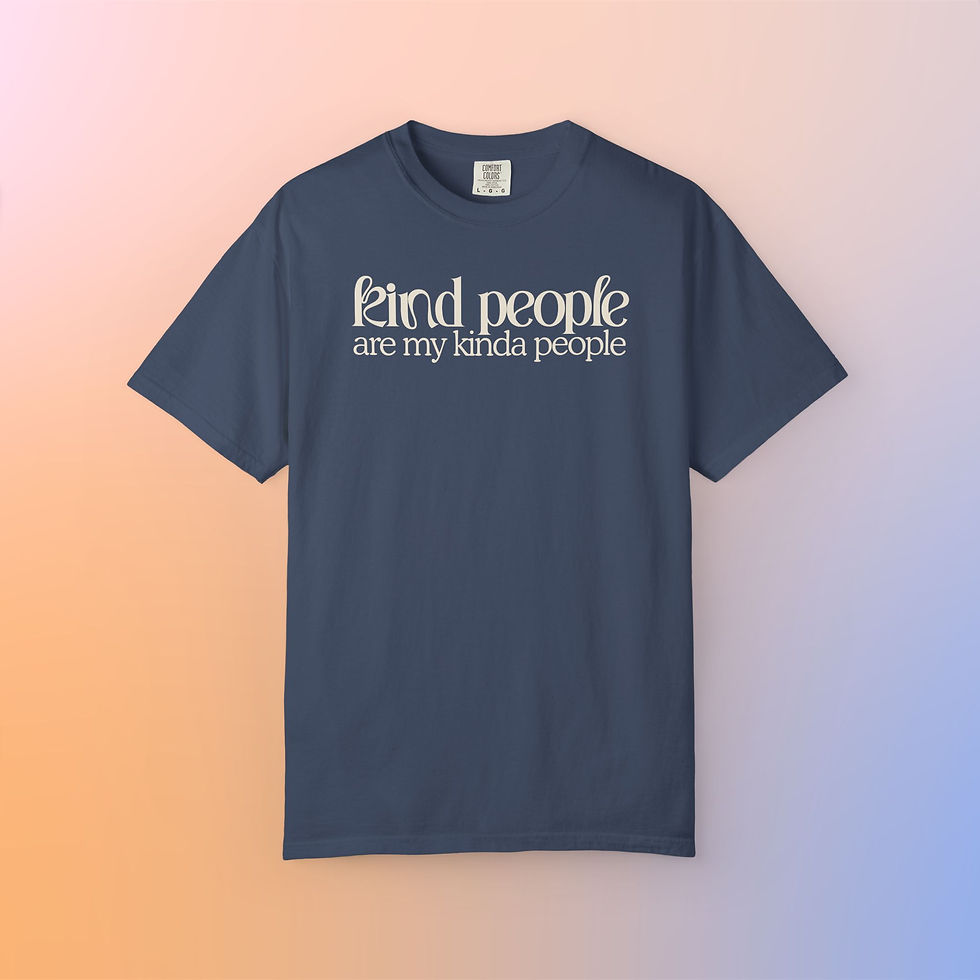 Thumbnail: Kind People Are My Kinda People - Marginalia T-Shirt