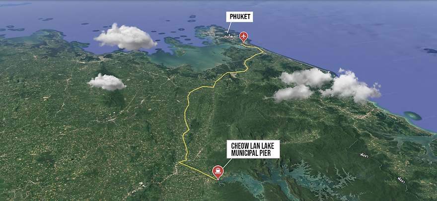 FROM PHUKET TO CHEOW LAN LAKE