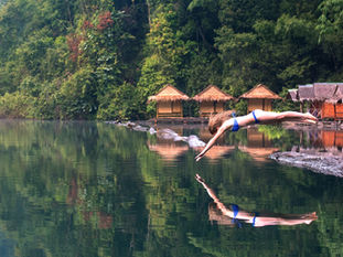 History of Cheow Lan Lake-Khao Sok National Park, Surat Thani, Thailand.