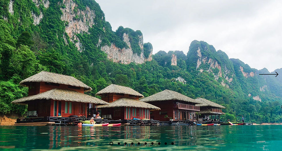 Luxury holiday in Chiew Lan Lakes