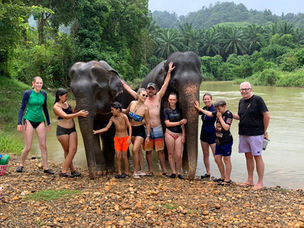 Bathing With Our ElephantsFeeding and Mud Spa