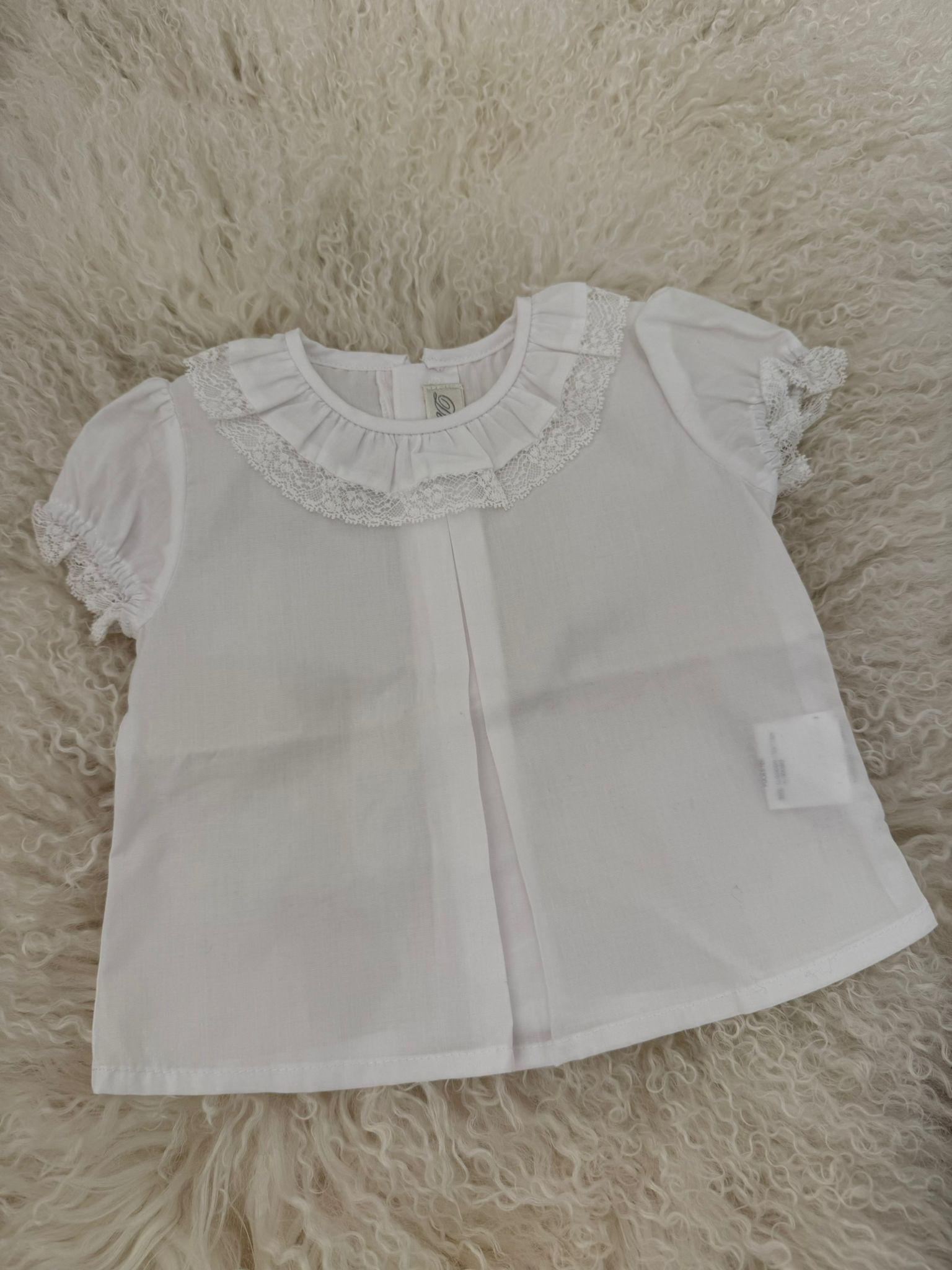 Baby Blouse White Lace
