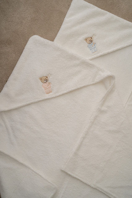 Miniaturbild: Bath Cape Teddy Blue Xl