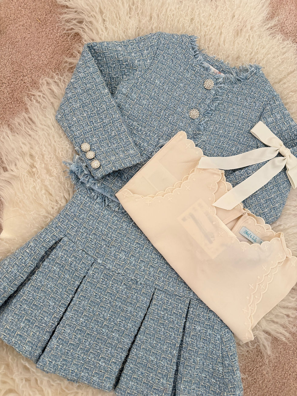 Miniature : Tweed Skirt Ciel Gold