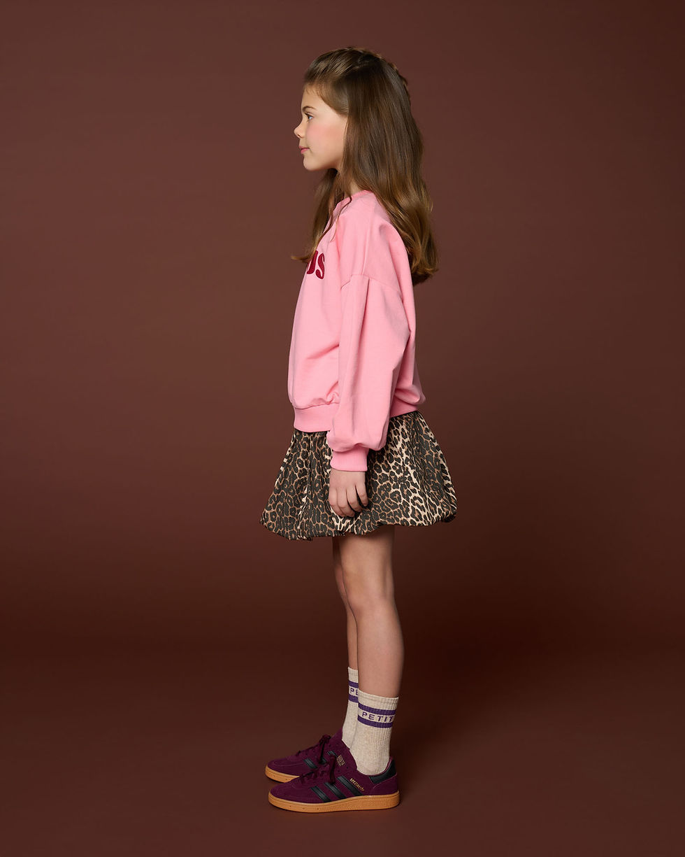 الصورة المصغرة: Petit Blush Ballon Leopard Skirt