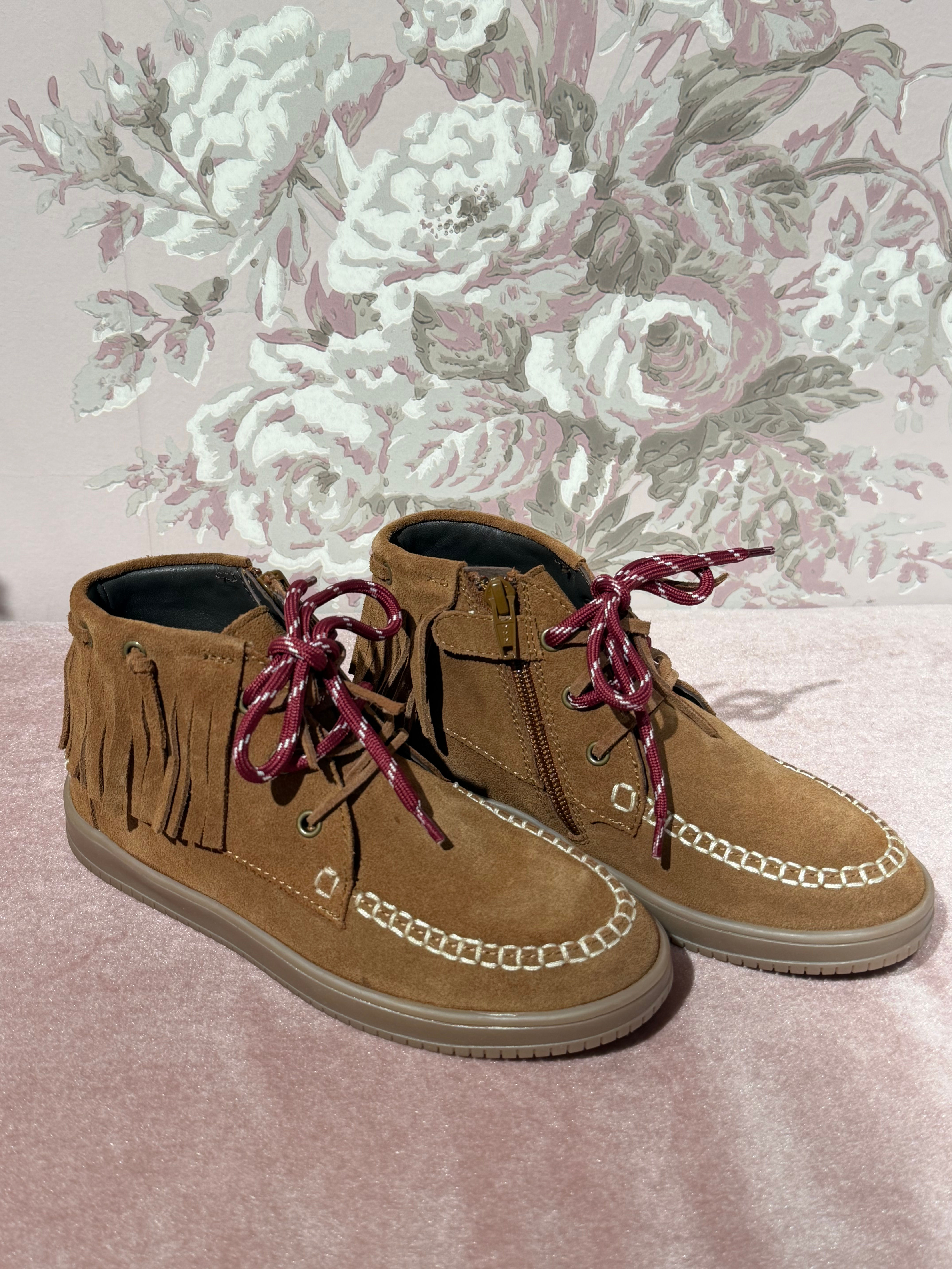 Loafers Fringes Suede