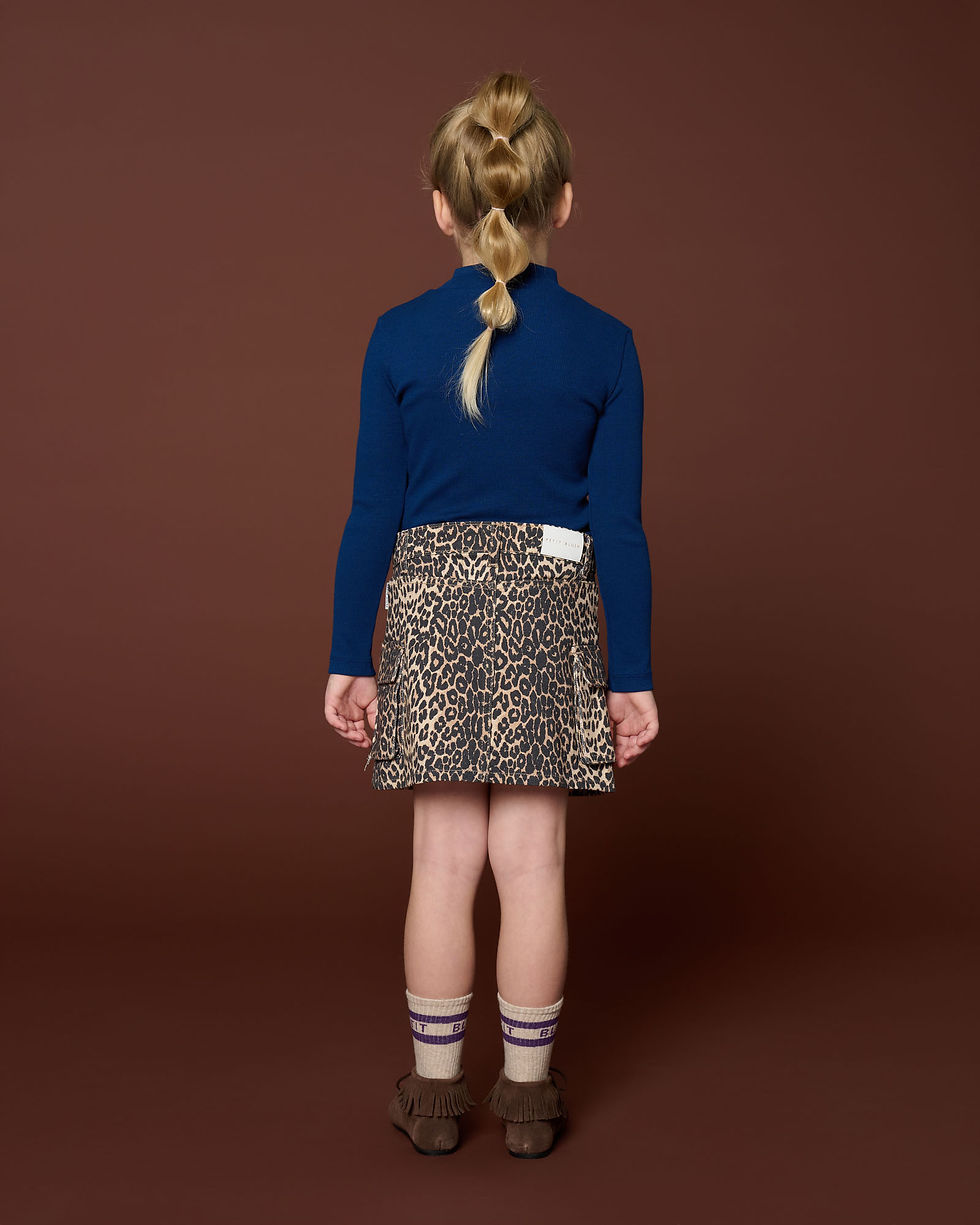 الصورة المصغرة: Petit Blush Mini Leopard Print Skirt