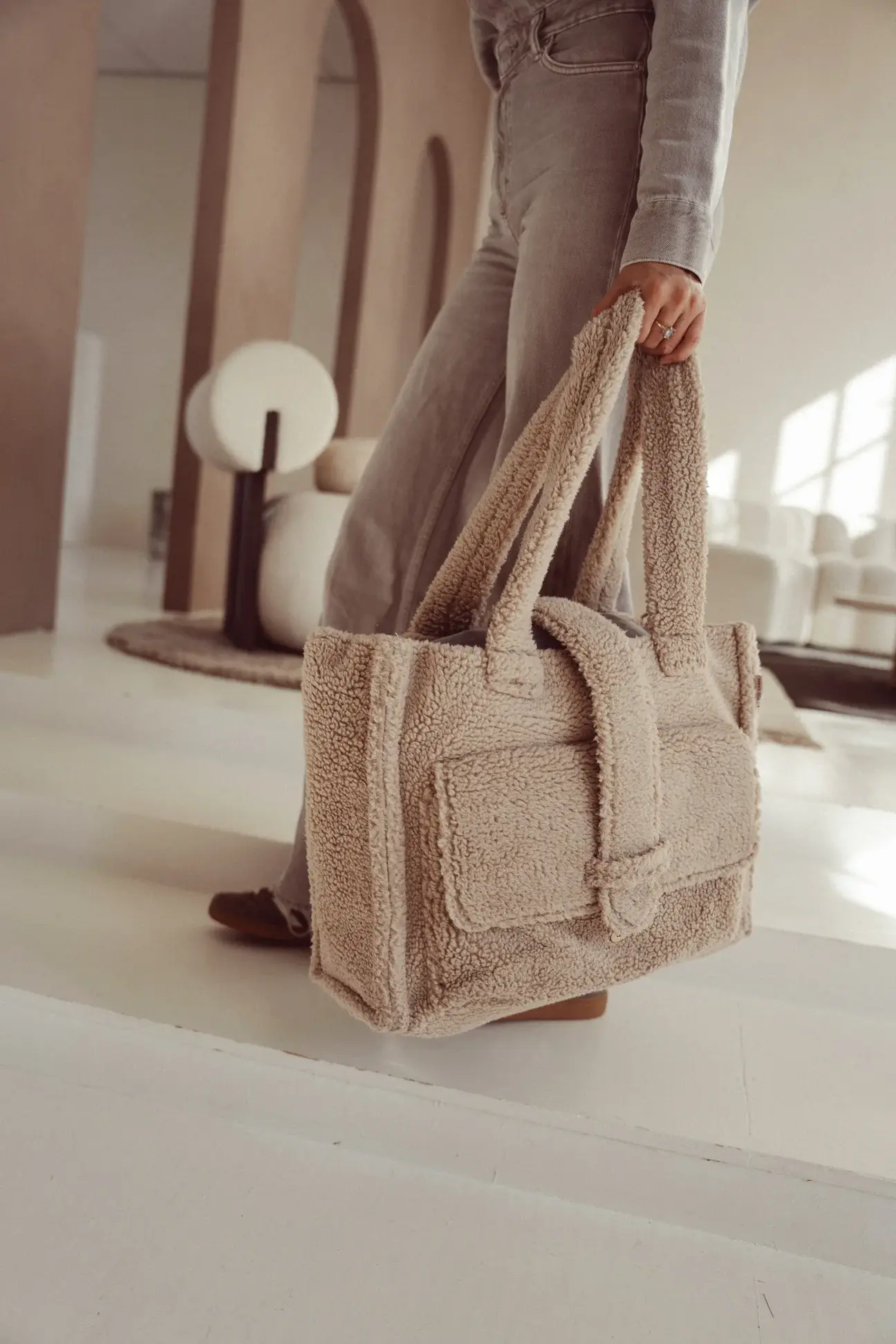 Mommy Bag Teddy beige