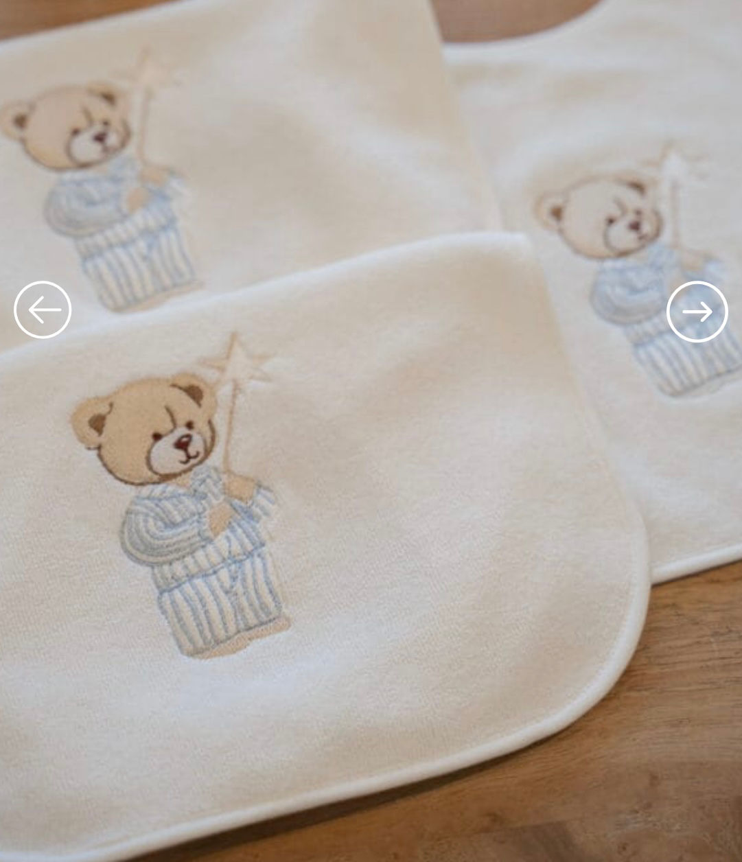 Bib Teddy Blue