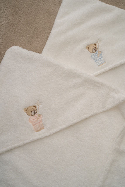 Miniaturbild: Bath Cape Teddy Blue Xl