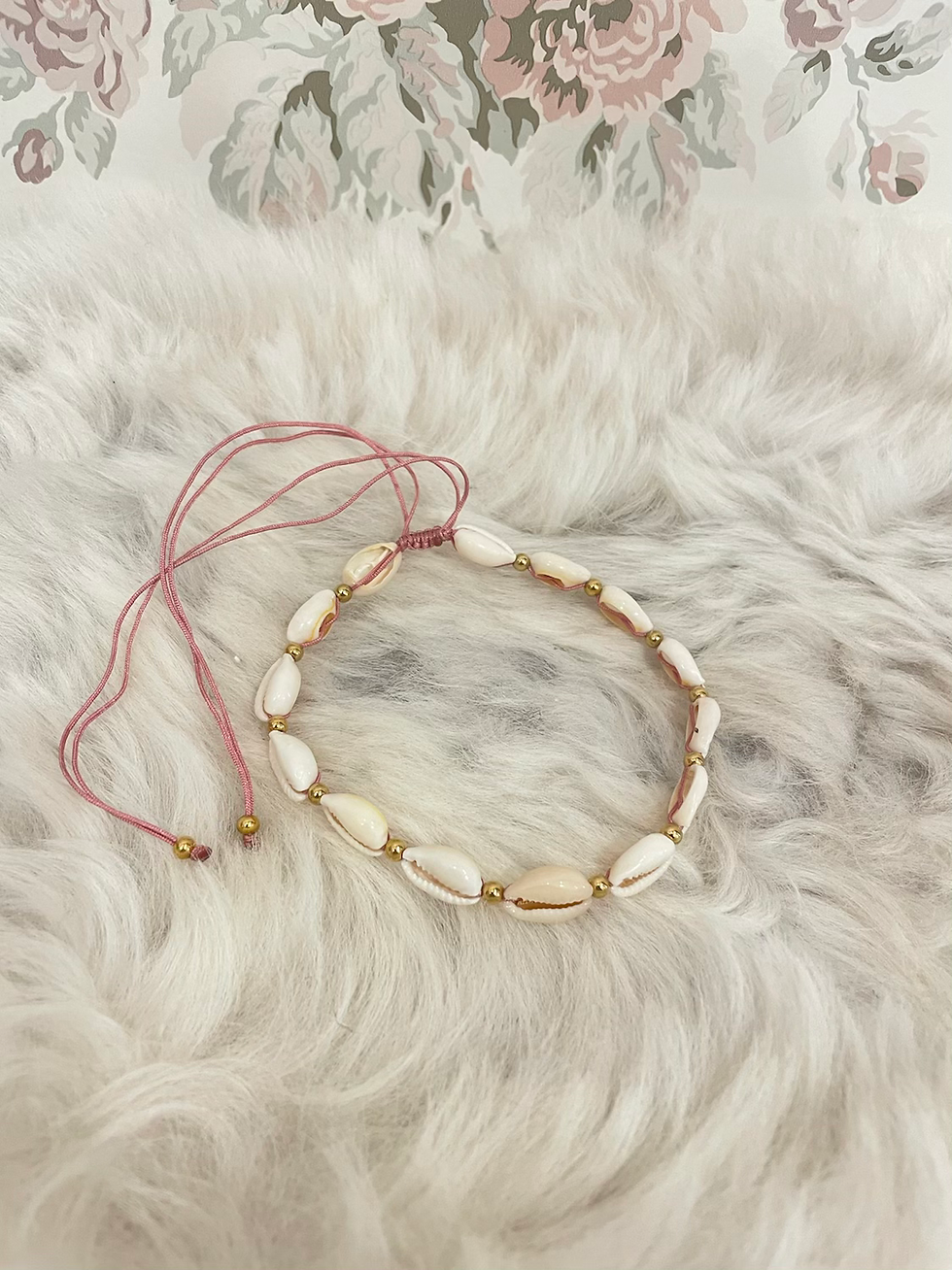 Shell Choker Pink