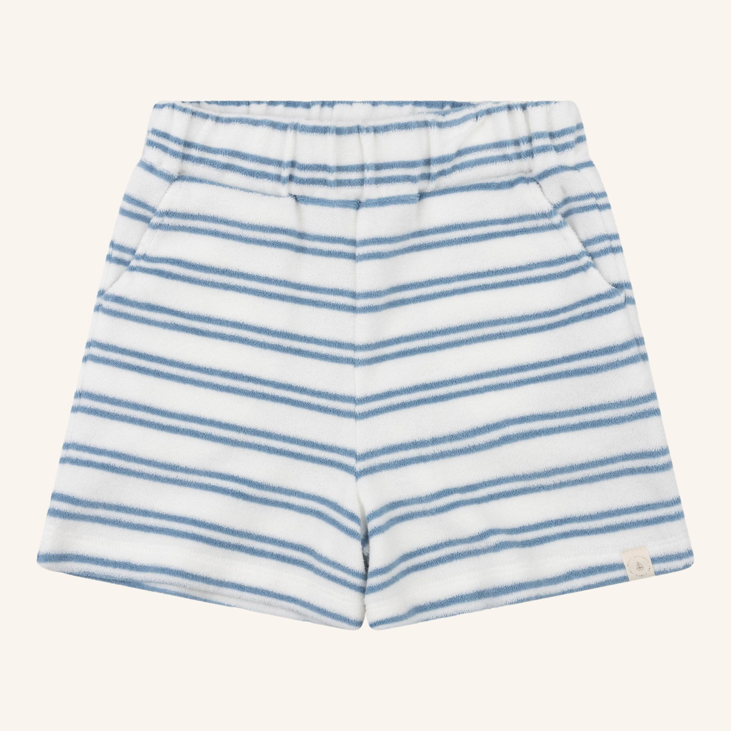 Niels Shorts Terry Blue Stripe