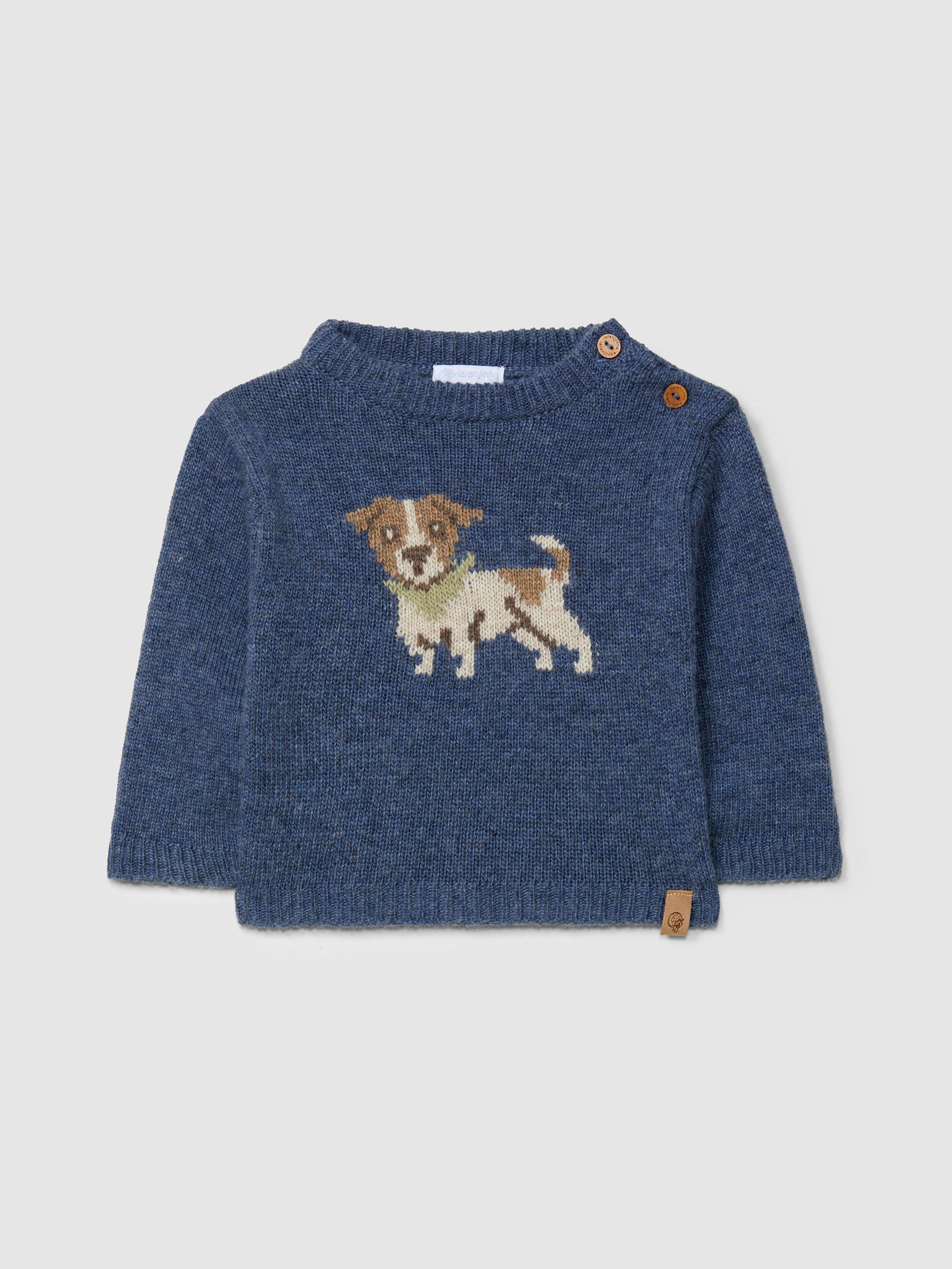 Laranjinha Sweater Blue Doggie