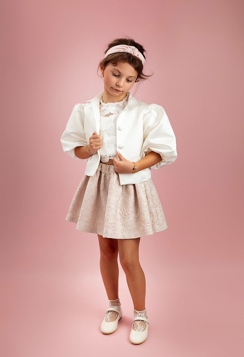 Miniaturbild: Jacket Satin Ivory 
