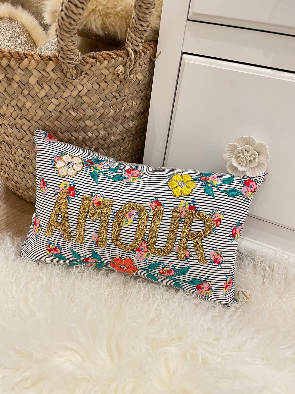 Cushion Amour Mini Blue