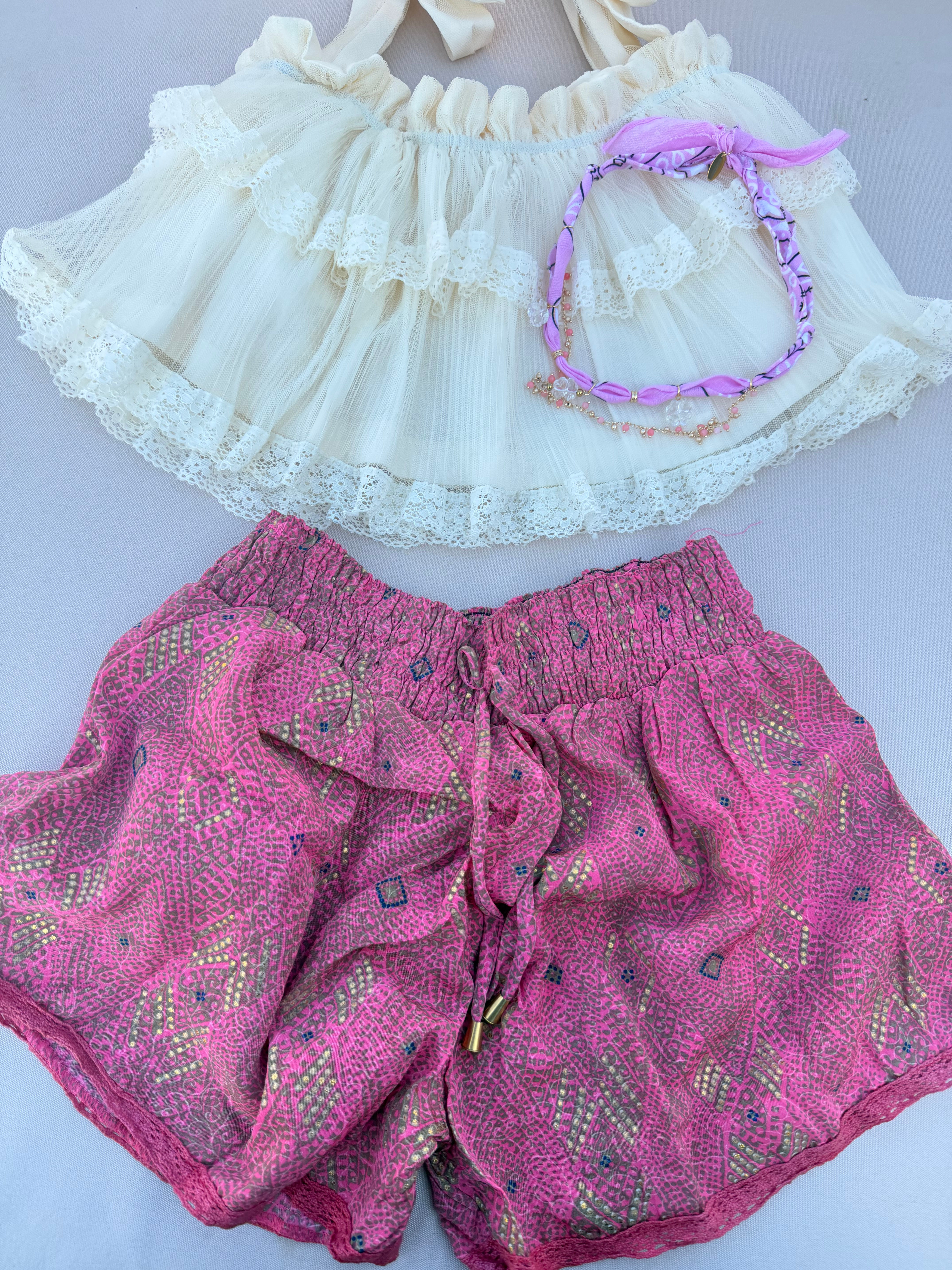 Ibiza Boho Silk Shorts Teens