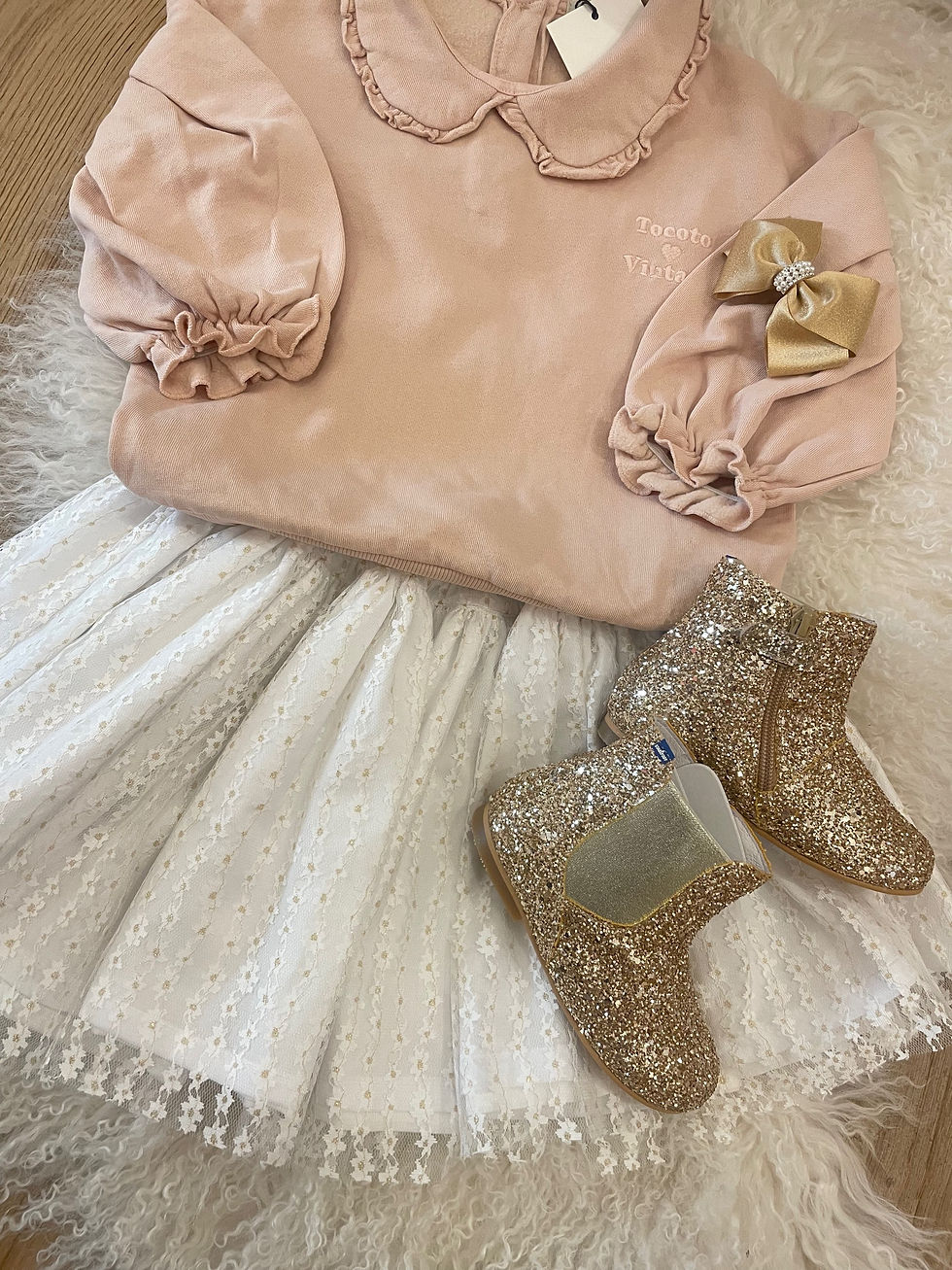 Thumbnail: Skirt Tulle Gold 