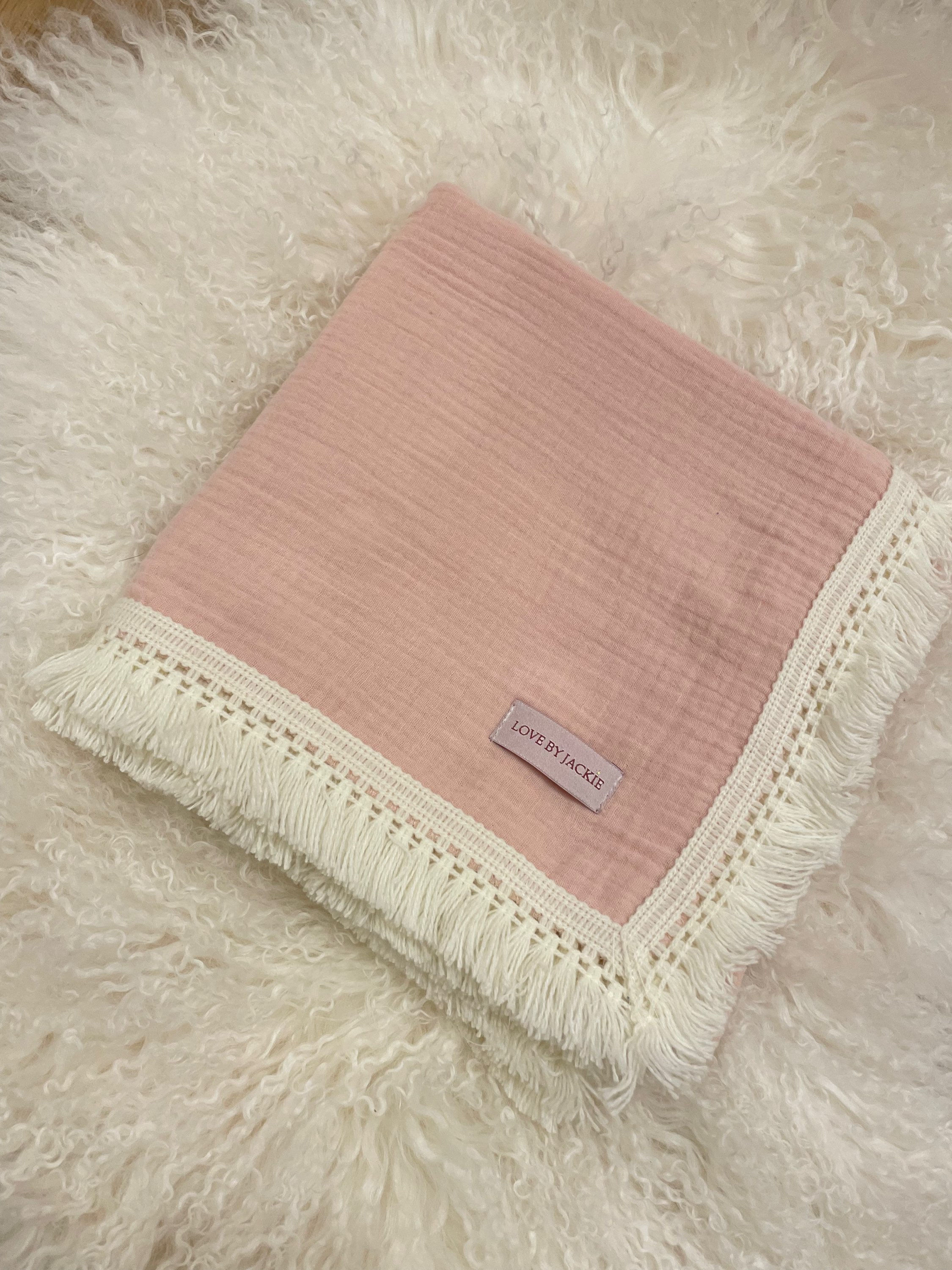 Swaddle Pink Fringes