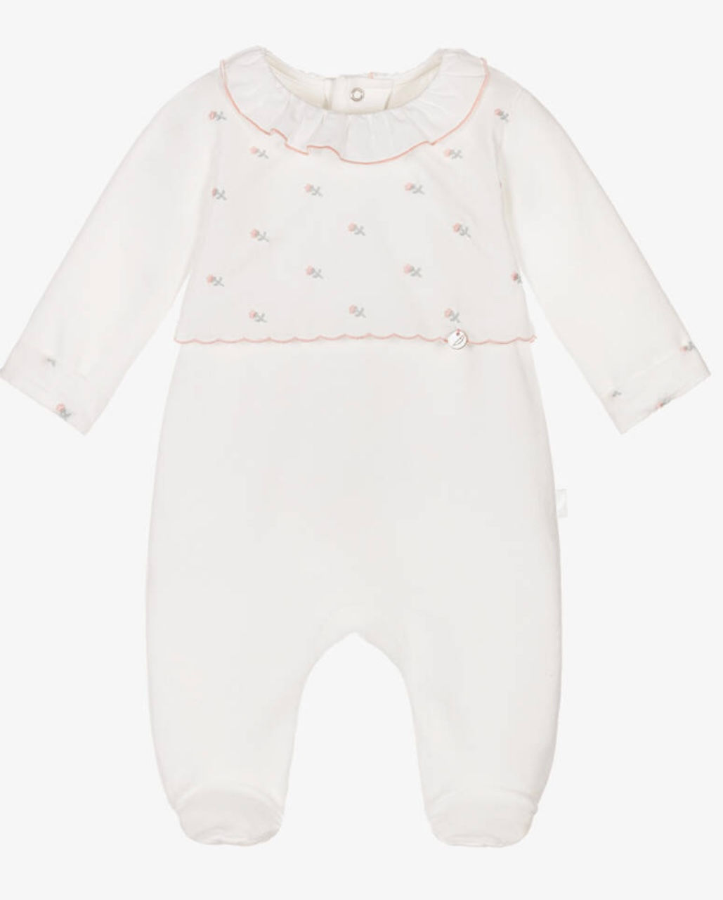 Purete Pyjamas Velvet Floral Pink