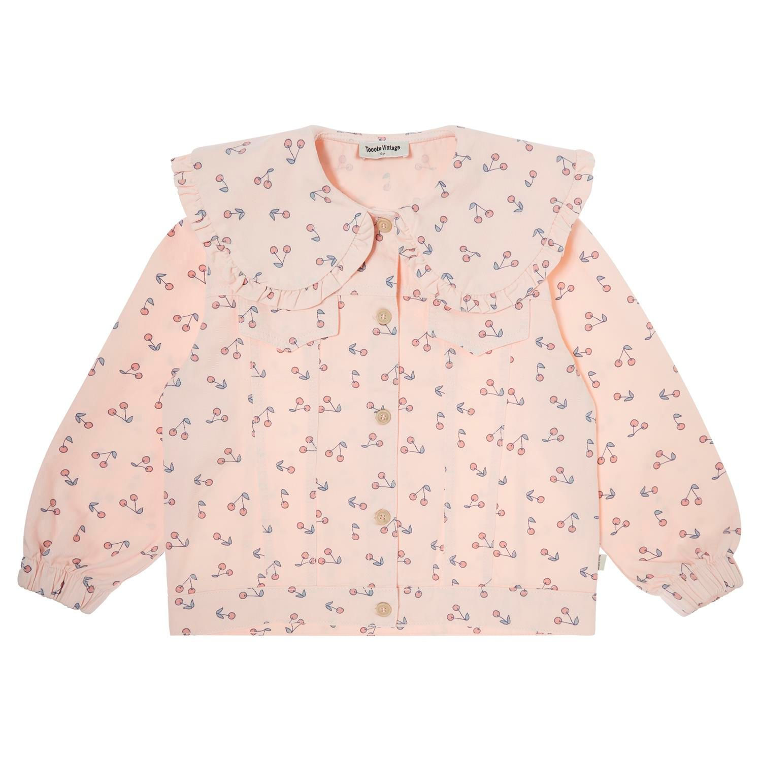 Tocoto Cherries Print Jacket