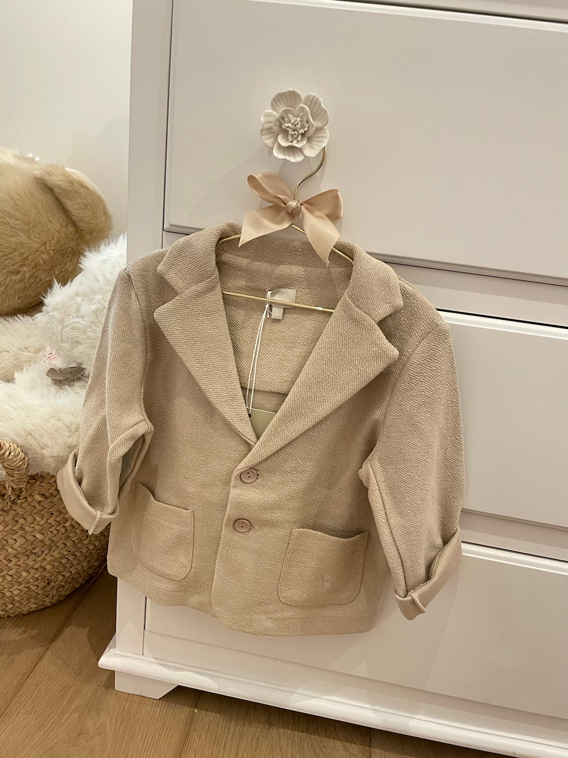 Lalalu Piqué Blazer Sand