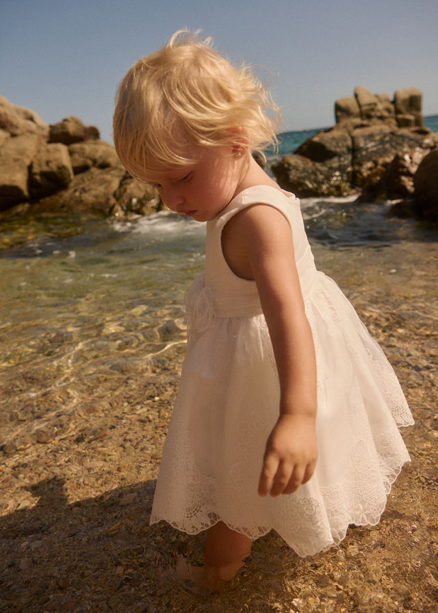 Miniatura: Abel Baby Dress Tulle Embroidery