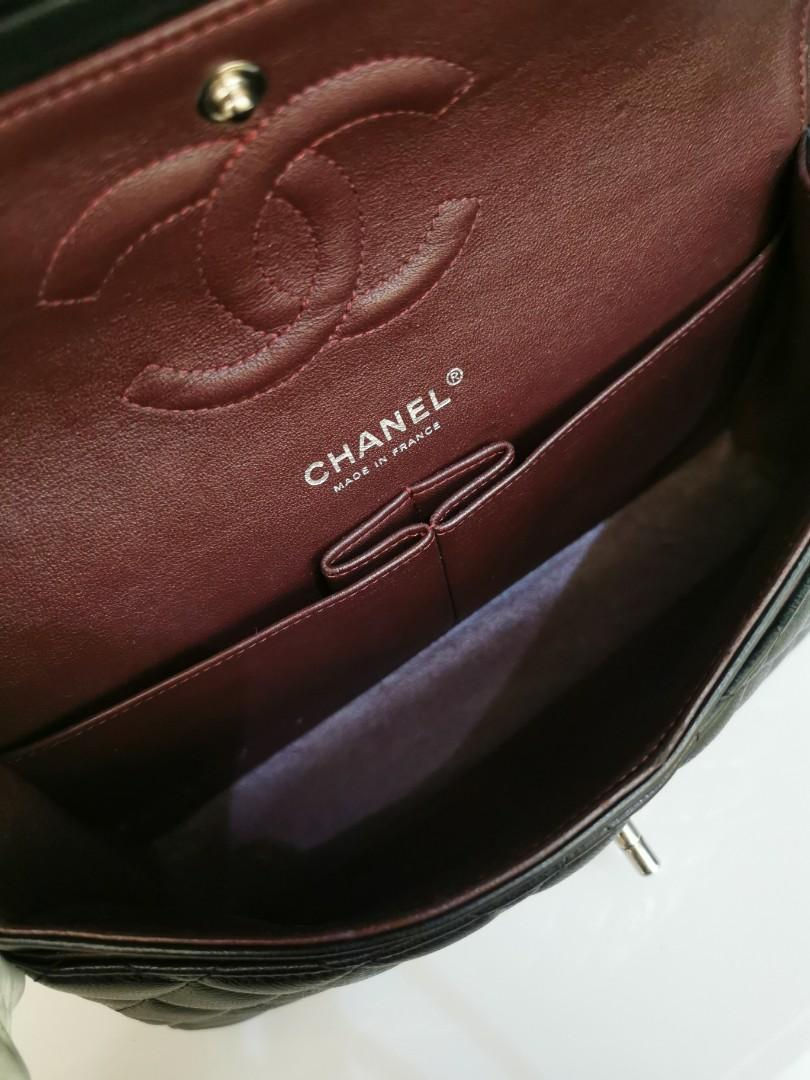 Thumbnail: #21 Chanel Classic Double Flap Medium Black Lamb SHW