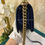 Thumbnail: #26 LNIB Chanel Boy Small Quilted Navy Iridescent Caviar GHW