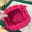 Thumbnail: Bottega Veneta Mini Pouch Clutch Pink intrecciato Leather